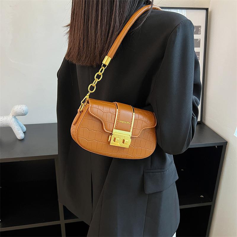 Túi Đeo Chéo Hình Vuông Nhỏ Họa Tiết Vân Đá Phong Cách Hàn Quốc Cho Nữ