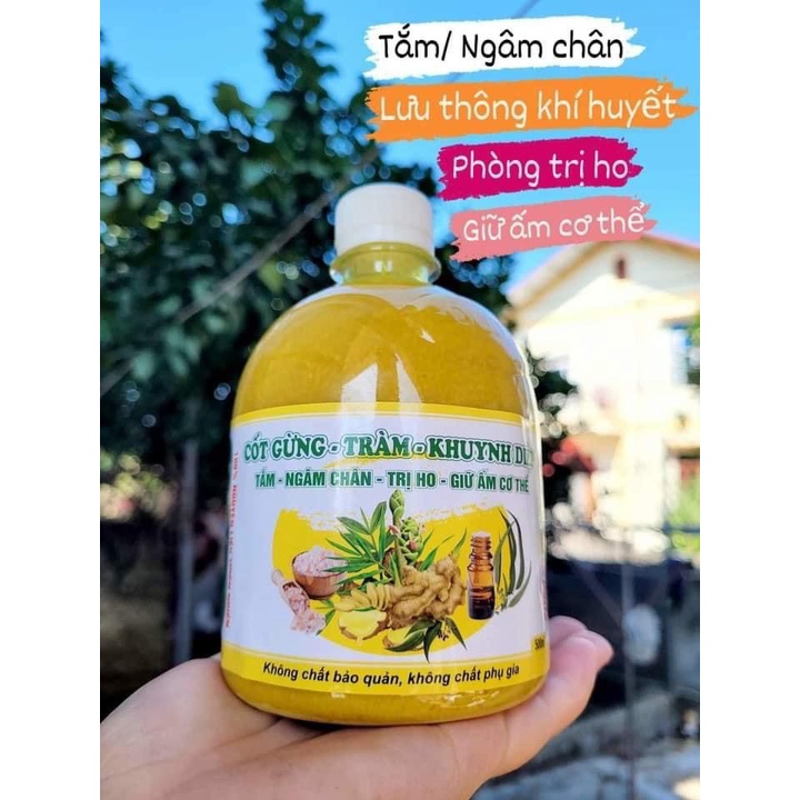 Cốt Gừng- Tràm- Khuynh Diệp tắm và ngâm chân cho bé