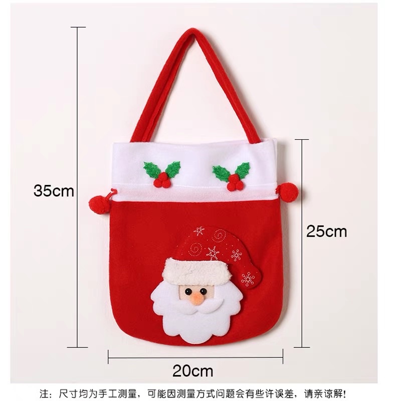 TÚI ĐỰNG QUÀ NOEL - TÚI RÚT NOEL