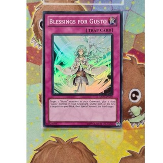 [ Đỗ Lạc Shop ] Thẻ Bài Yugioh Mint90 Trap -Blessings for Gusto - Super