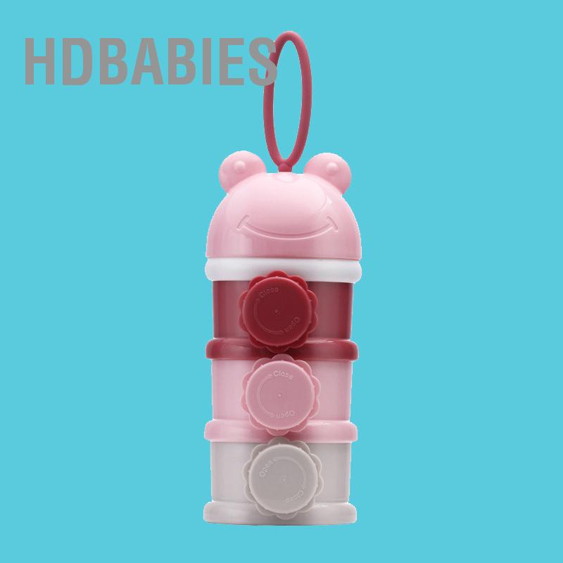 HDbabies Hộp đựng sữa bột đồ ăn nhẹ công suất lớn chống rò rỉ di động