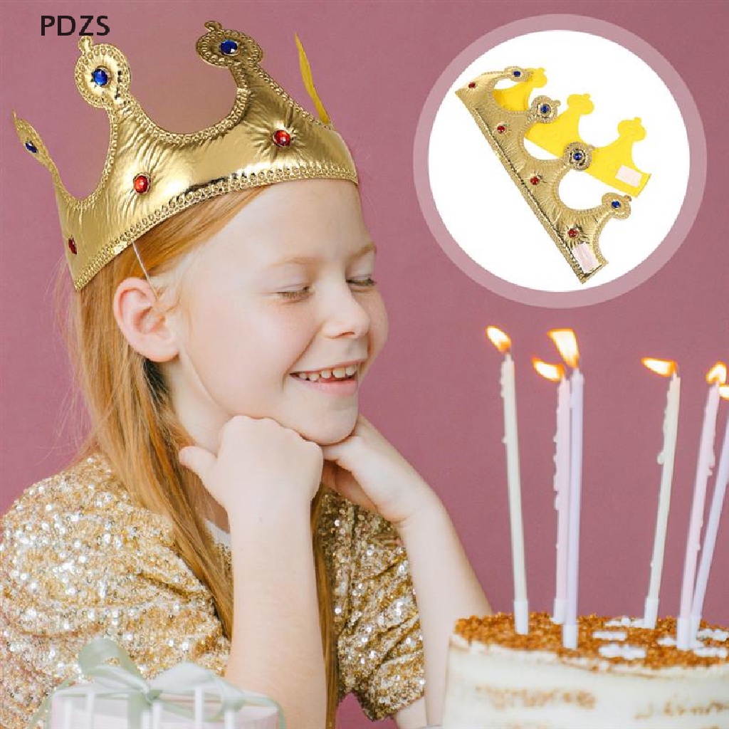 Nón Sinh Nhật Hình Vương Miện King Queen Cho Bé Trai Và Gái