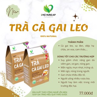Trà Cà Gai Leo Hỗ Trợ Tăng Cường Sức Khỏe Hỗ trợ tăng cường chức năng giải độc gan,