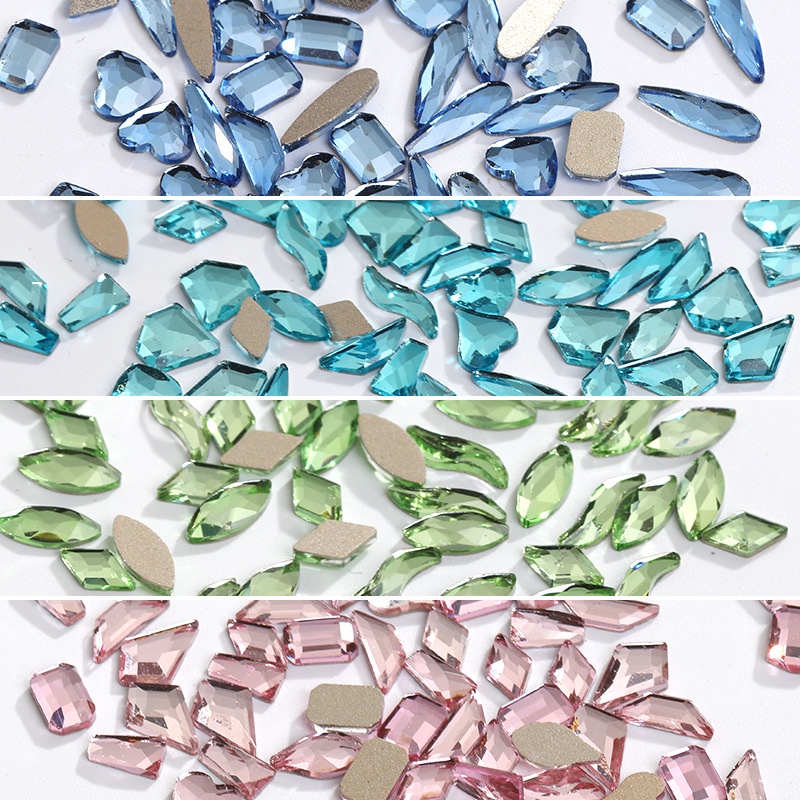 Mũi Khoan Kính Đá Phẳng Màu Hồng Dùng Trang Trí Móng Tay DIY