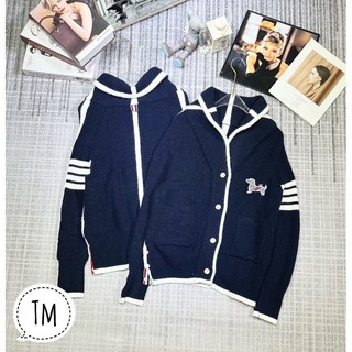 Áo Khoác Len Lông Thom Brown e Giấu Quần