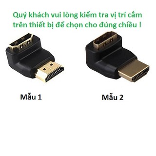 Đầu chuyển góc hdmi sang 90 độ