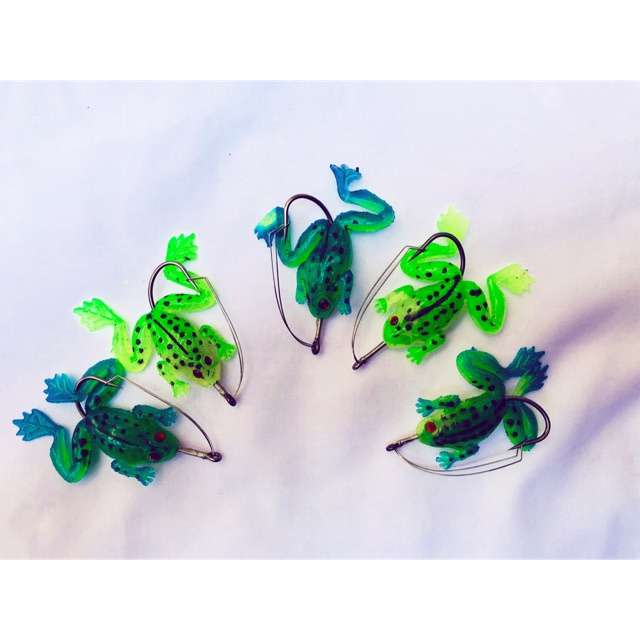 Mồi nhái giả câu lure có móc loại lớn 5g 6cm
