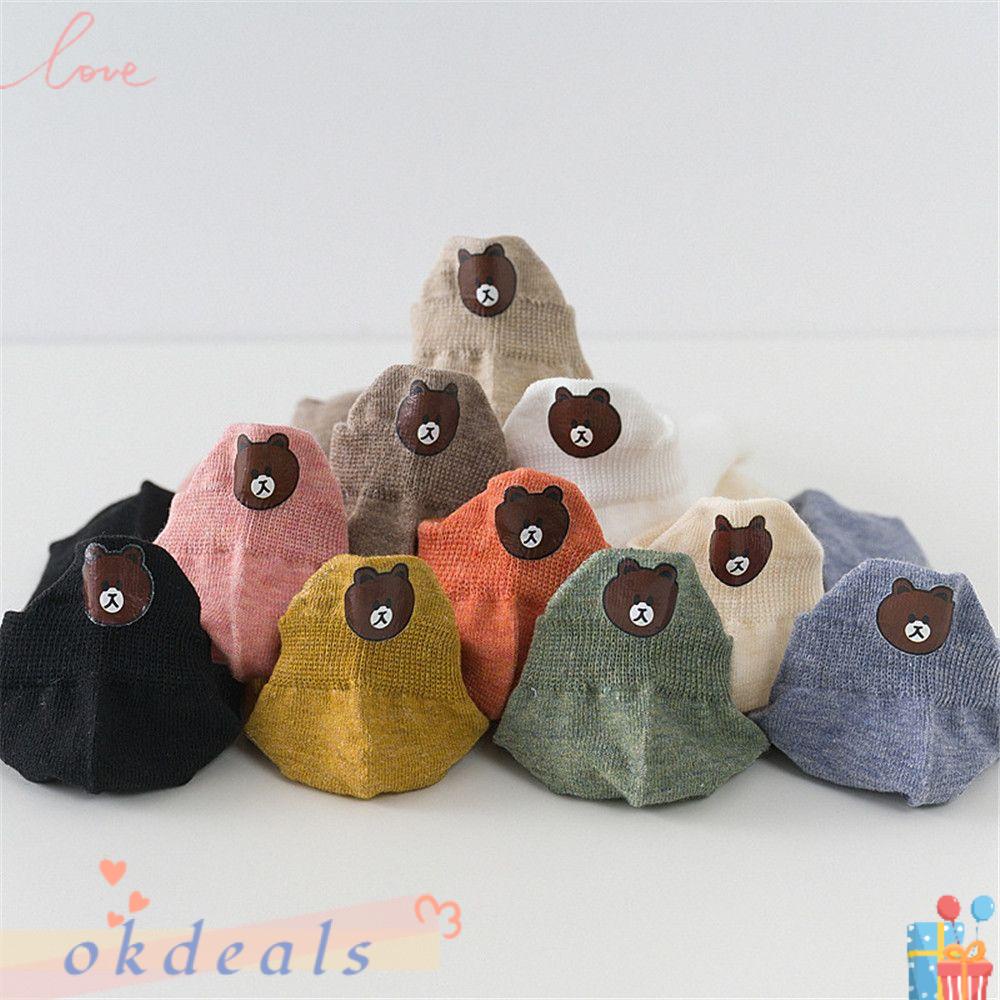 Vớ Ngắn Thoáng Khí Mềm Mại Phong Cách Hàn Quốc Cho Nữ