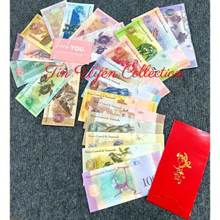 Full Bộ 21 tờ Venezuela mới đẹp lung linh kỷ niệm, sưu tầm, biếu tặng Lì Xì Tết độc đáo