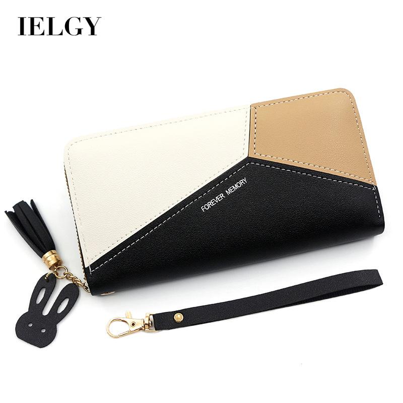 Ví Da Dáng Dài Có Khóa Kéo Thời Trang Cho Nữ
