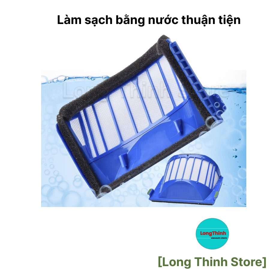 Combo phụ kiện làm sạch thay thế cho robot hút bụi irobot roomba series 600 610 620 630 645 650 655 660 680