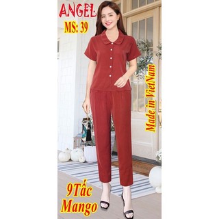 Bộ mango 9 tấc vải đẹp loại 1 freesize 45 kg đến 60kg
