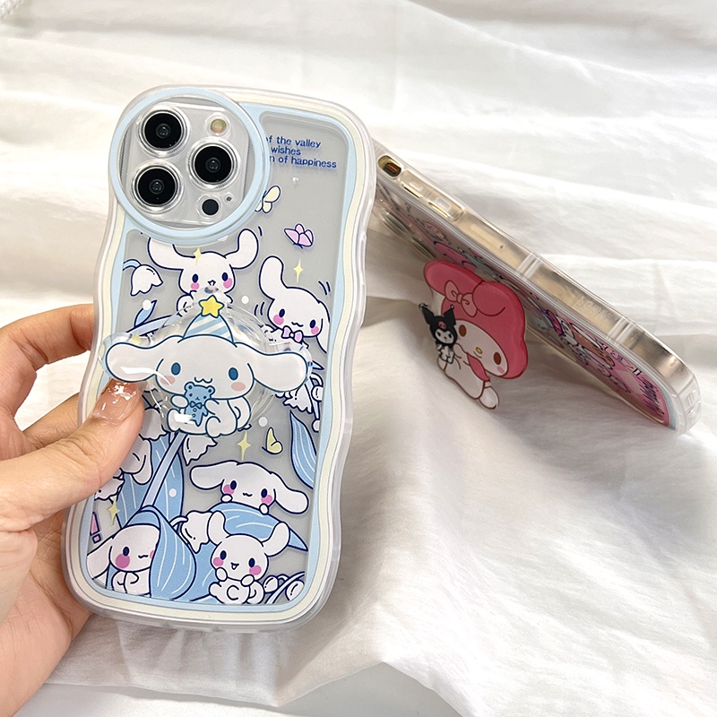 OPPO F11 F9 F7 F5 F1S Youth Pro Cho Ốp lưng điện thoại In Hình Melody Kuromi Wave Bracket