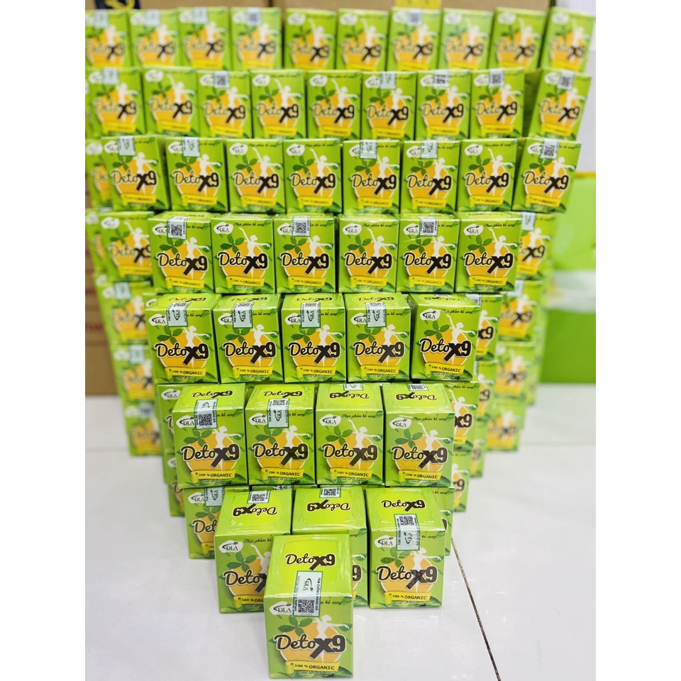 Detox X9 Giảm Mỡ Bụng, Hàng Chính Hãng Hộp 55 Viên