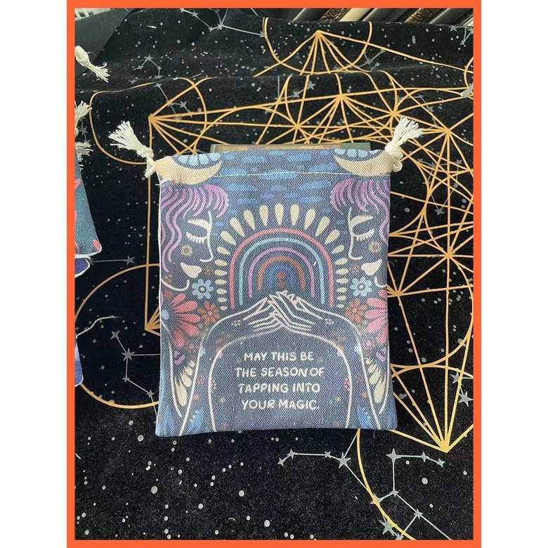 Túi Dây Rút Đựng Thẻ Bài Tarot / Trang Sức / Tiền Xu / Bài Tarot Cổ Điển Ngăn Chặn chunvn