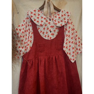 Set yếm đỏ tết Gà Vintage