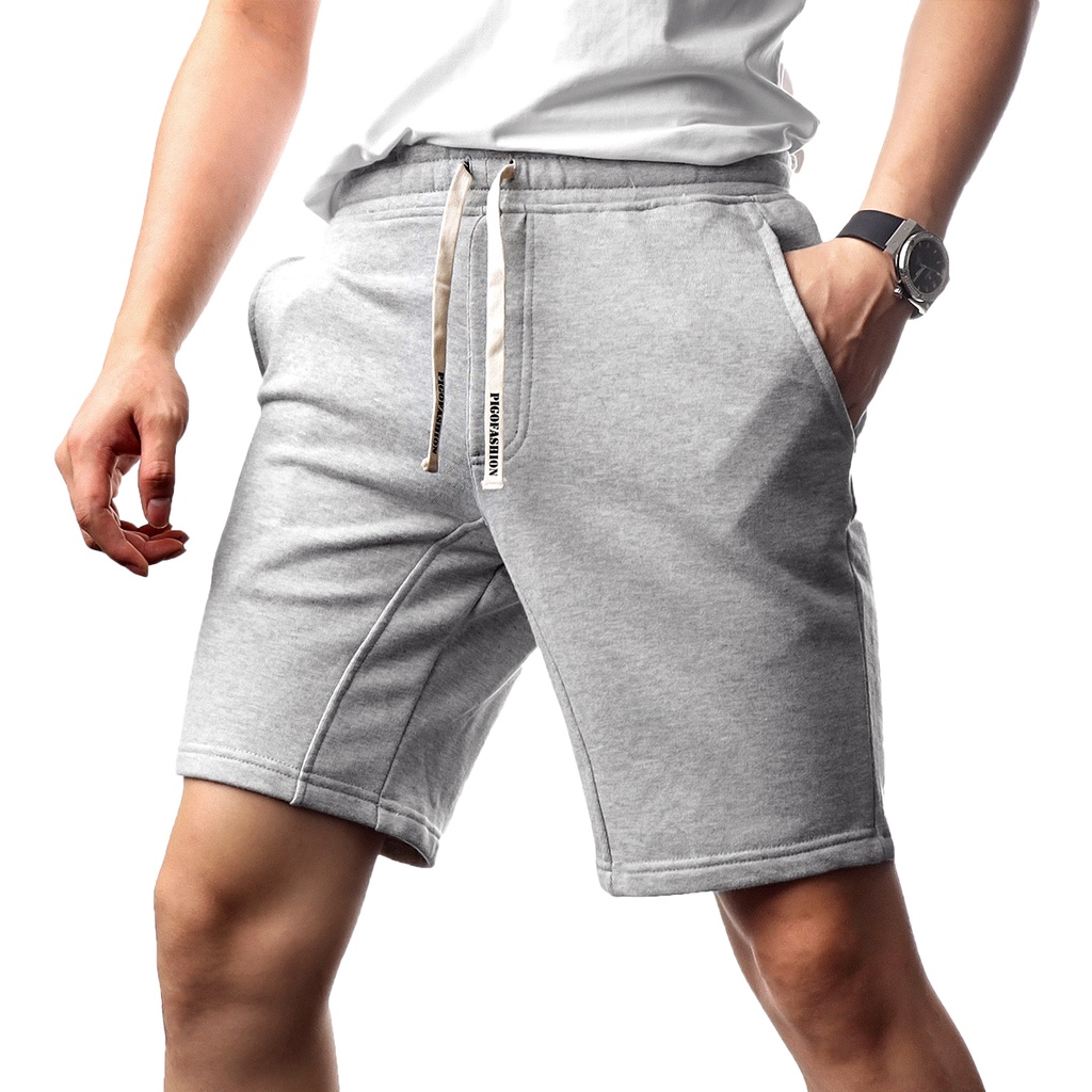 QUẦN SHORT NAM CHẤT NỈ DÀY DẶN AMANBASIC AMQSN01