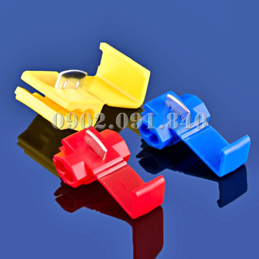 Cút nối dây điện nhanh chữ T phân nhánh, đầu cos nối dây điện