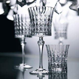 Set 6 ly pha lê irris kim cương 270ml