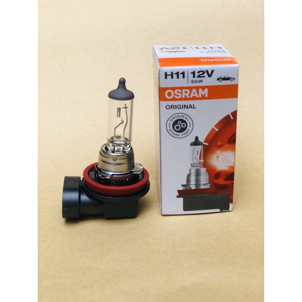 Bóng Đèn Pha Halogen Osram Đức 12V 55W dùng cho Ô tô, Xe máy ĐỦ CHÂN H1,H3,H4,H7,H8,H8B,H11,H15,H16,HB3, HB4, 880,881,