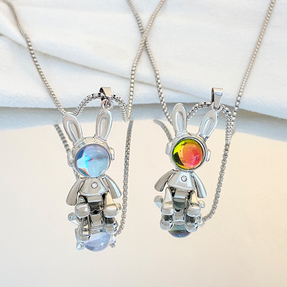 Vòng cổ Mặt Hình Thỏ Không Gian Thời Trang Dành Cho Nam Và Nữ