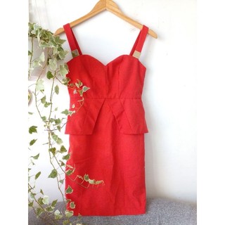 2nd tuyển_ Đầm peplum cam size S