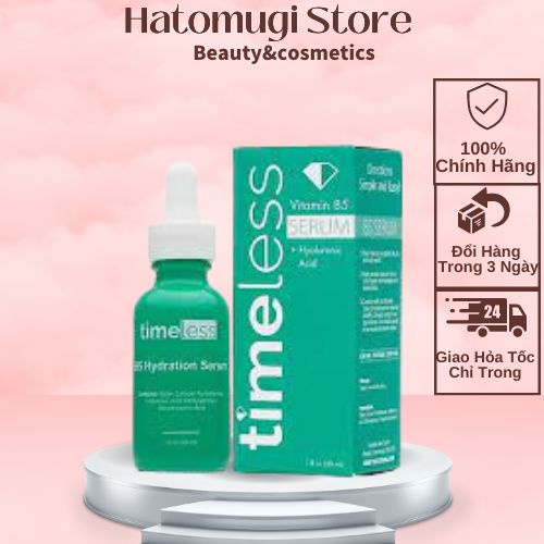 Serum Timeless Vitamin B5 Làm Dịu &amp; Phục Hồi Da 30ml Vitamin B5 Serum / Tinh chất Timeless Vitamin B5