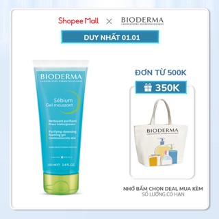 Gel rửa mặt tạo bọt, không chứa xà phòng Bioderma Sebium Gel Moussant