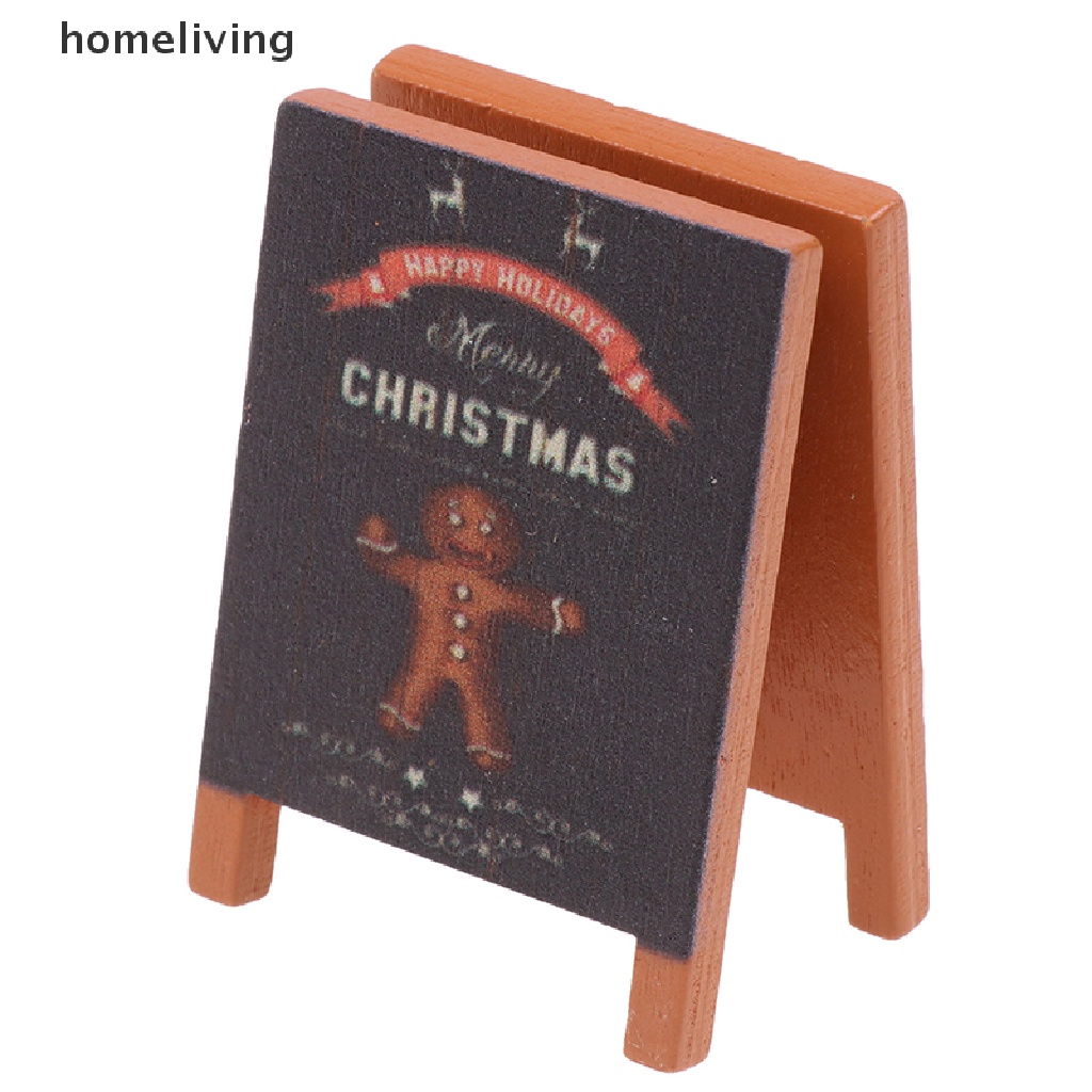 1 Mô Hình Bảng Hiệu Quán Cà Phê / Bánh Ngọt Tỉ Lệ 1: 12 Trang Trí Nhà Búp Bê DIY