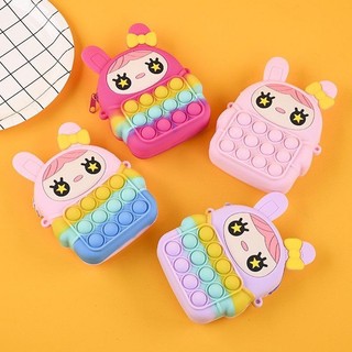 túi xách silicon popit hình siêu yêu cho bé