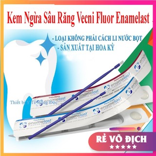 Kem ngừa sâu Răng Vecni Flour viền đỏ -Giảm ê buốt, sâu sún răng KHÔNG CẦN CÁCH LI NƯỚC BỌT