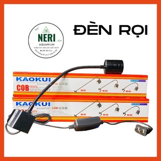 Đèn led rọi cob spotlight 3 chế độ 10w ánh sáng 10000k cho hồ biotop, cá cảnh, thủy sinh,