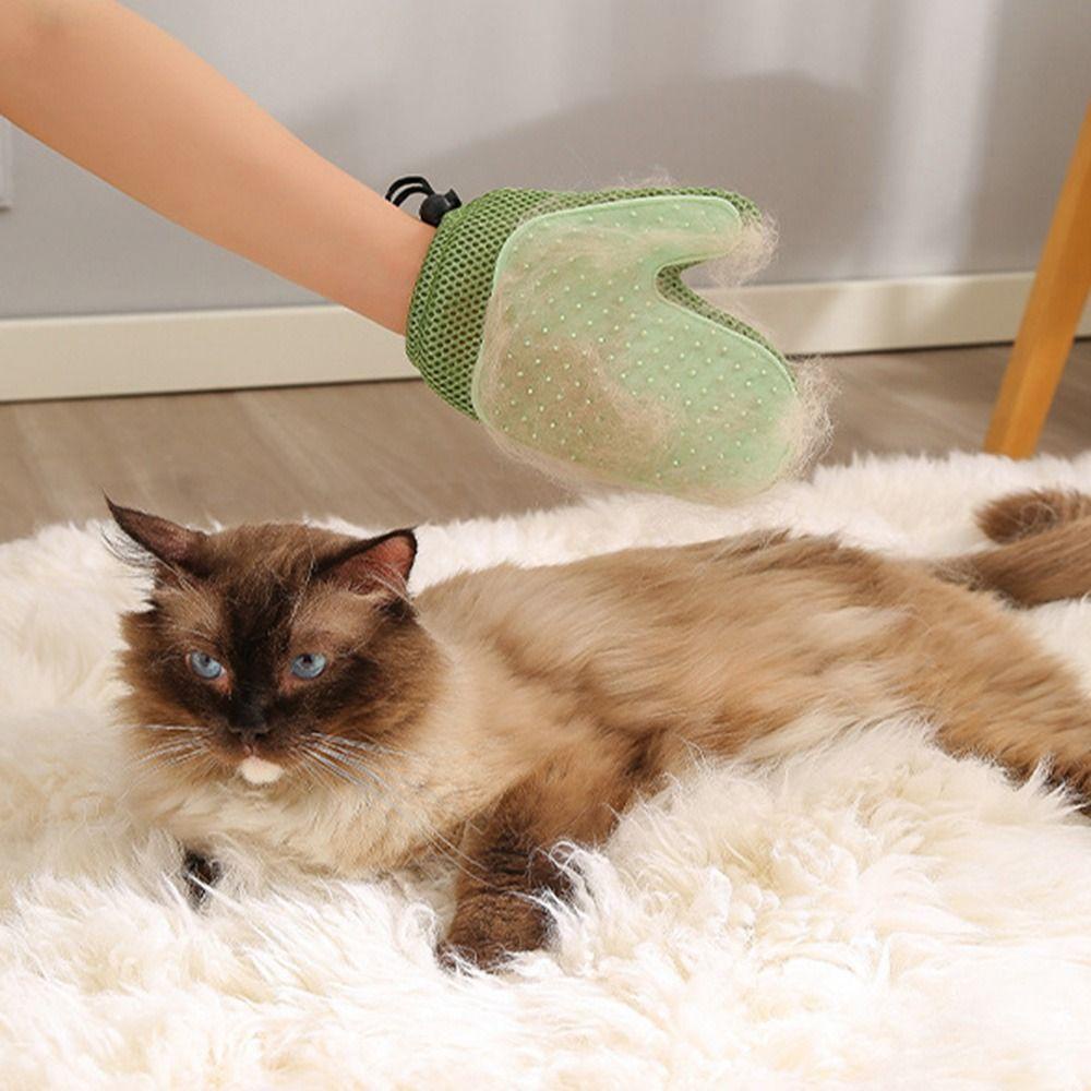 Găng Tay Chải Lông Massage Đa Năng Cho Thú Cưng