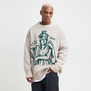Vote21fw knit - áo len hoạ tiết thu đông unisex
