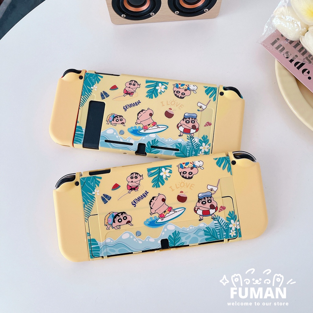 Ốp Bảo Vệ Bằng TPU Silicon Mềm Chống Sốc Hình Shin-chan Cho Máy Chơi Game Nintendo Switch Lite OLED NSL