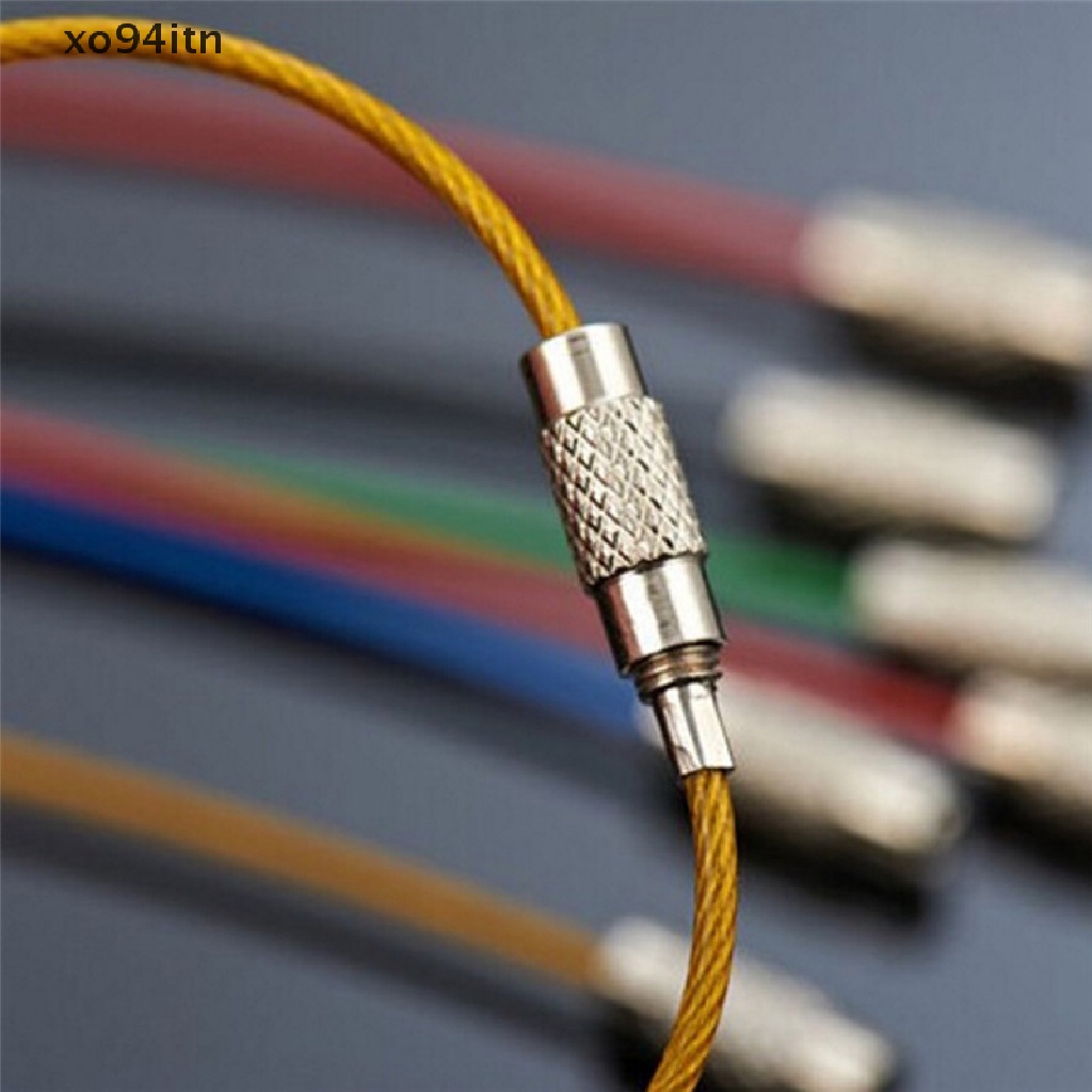 Set 5 Dây Móc Khóa Bằng Thép Không Gỉ Thời Trang