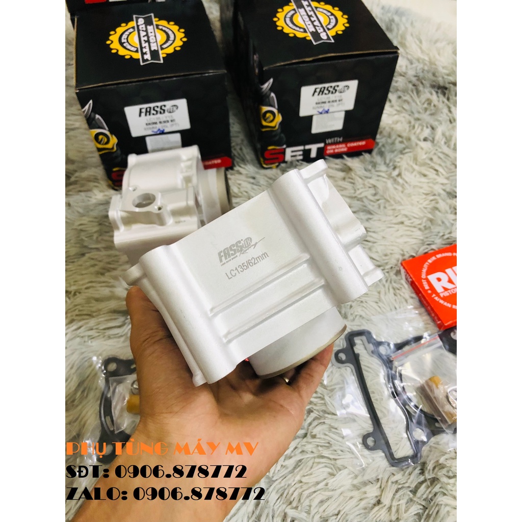 Lòng FASSTek V2/V3 phổ thông size 57/62/65mm cho xe Ex135/150. Yêu Thích ❤️❤️❤️