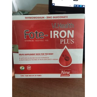 Fote Iron Plus- Bổ xung sắt - Kẽm và Vitamin cho cơ thể