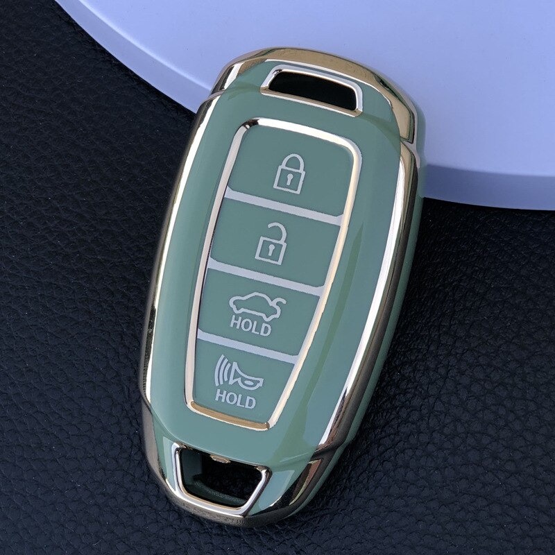 Bao Da, Vỏ Bảo Vệ, Ốp Chìa Khóa, Bọc Chìa Khóa Cao Cấp Dùng Cho Xe Ô Tô Hyundai Palisade
