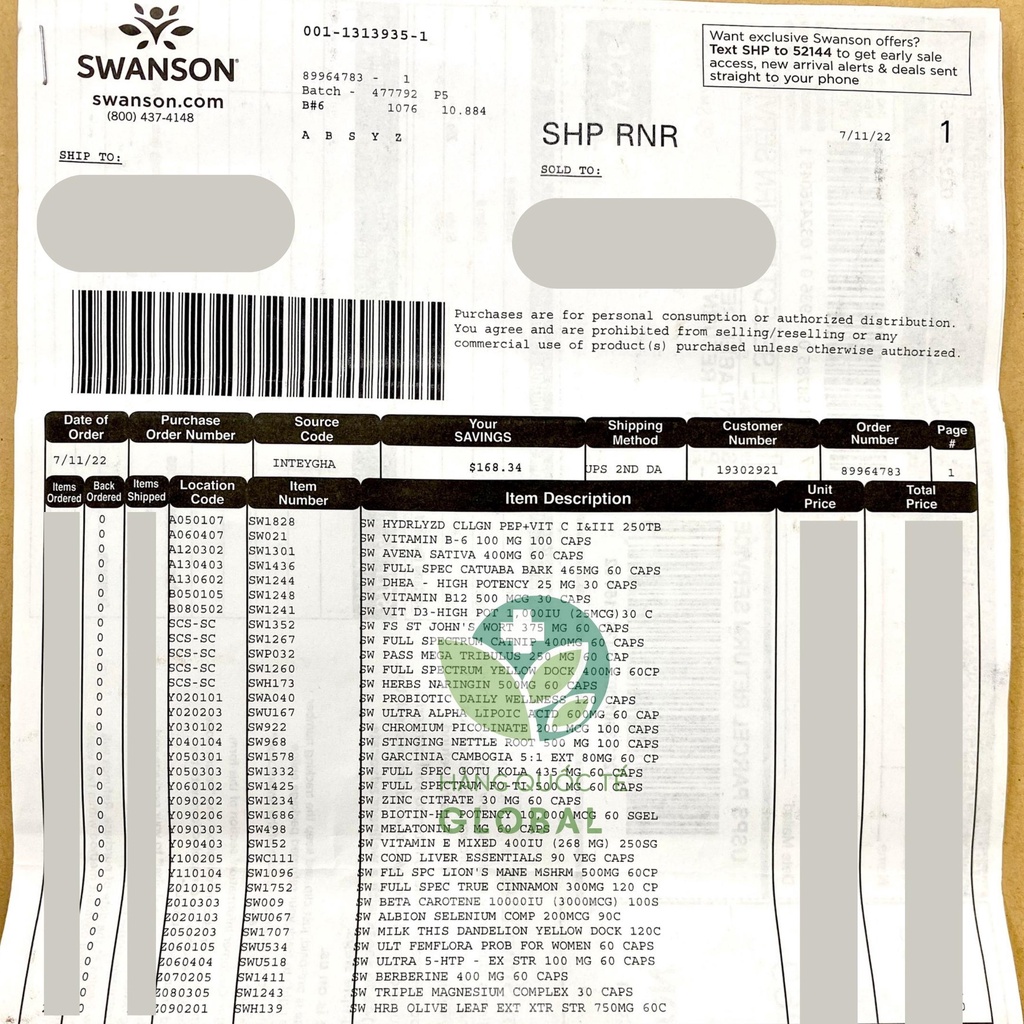 SWANSON MUCUNA PRURIENS, 60 viên, Hỗ trợ giảm căng thẳng và sức khỏe sinh lý