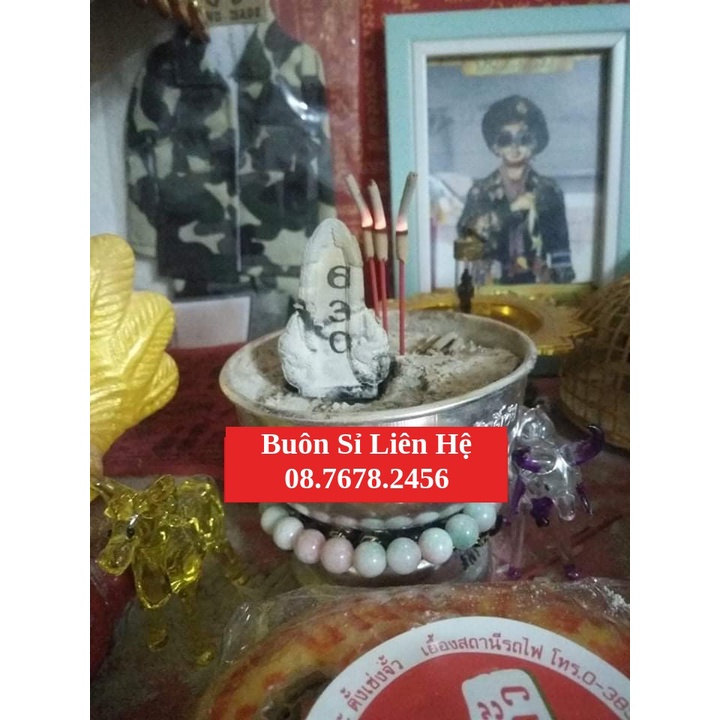 Nhang V.I.P thần tài Thái Lan 10 viên tặng 1 viên đã qua phép hương, nhang to màu VÀNG