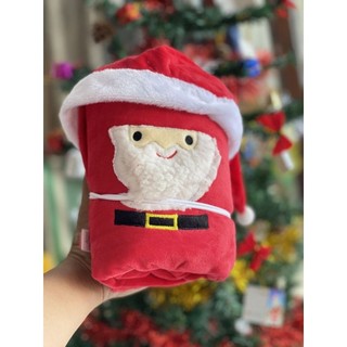 Chăn noel kèm nón.