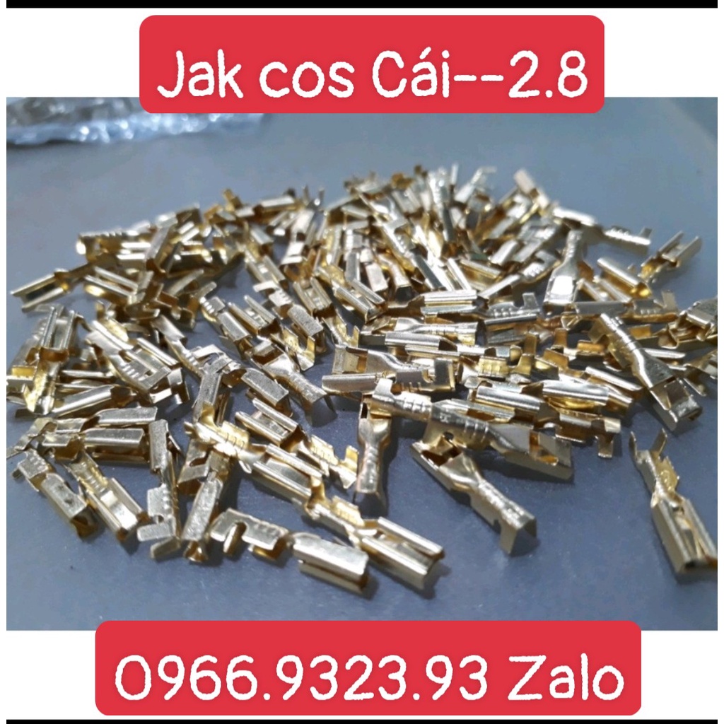 Bộ nhựa giắc cos xe máy đủ loại 2P 3P 4P cos 2.8mm dày đi kèm chuyên dụng