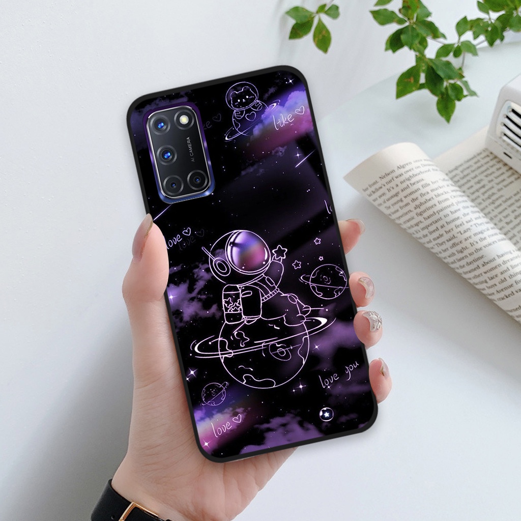 Ốp lưng Oppo A52 / A92, ốp điện thoại oppo hoạ tiết vũ trụ, ốp lưng nhựa dẻo