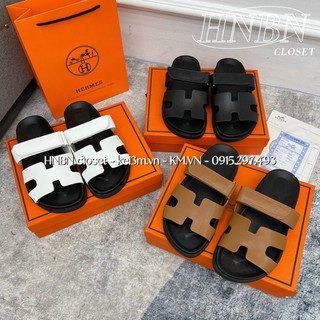 (Ảnh thật - có sẵn) Dép Hermes quai dán 3 màu