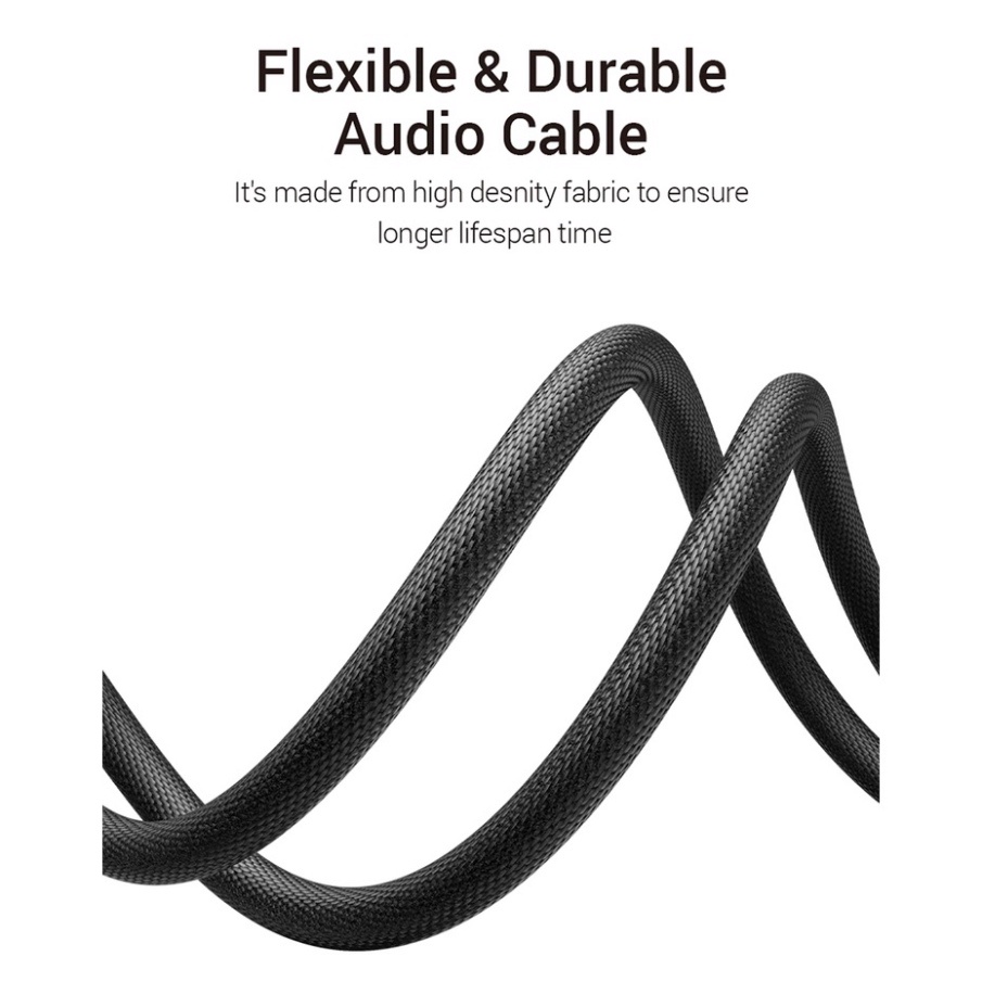 Dây 3.5mm Audio Hifi Bện Dù Cao Cấp ID AT101 - BH 24T Đổi Mới