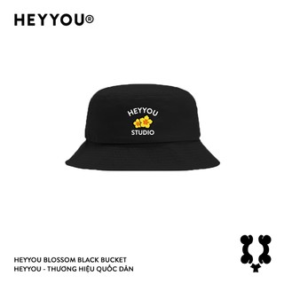 Nón Heyyou! Blossom Black Bucket