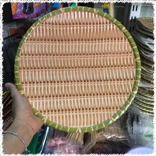 Đĩa Mẹt phíp giả mây tre đan