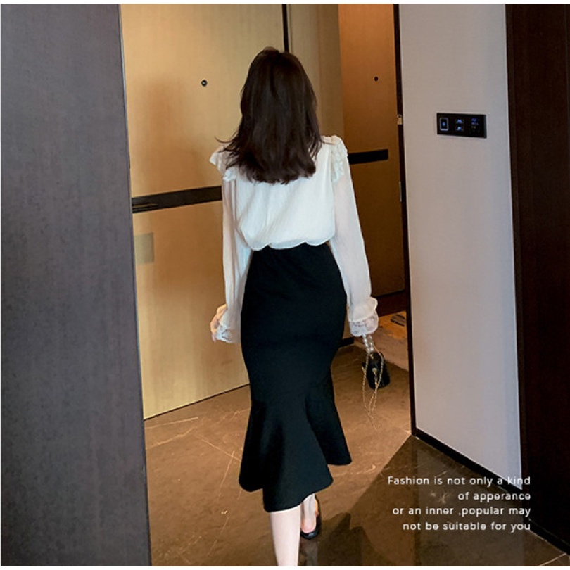 Áo Sơ Mi Chiffon Tay Dài Thắt Nơ Thời Trang Thu Đông Dành Cho Nữ