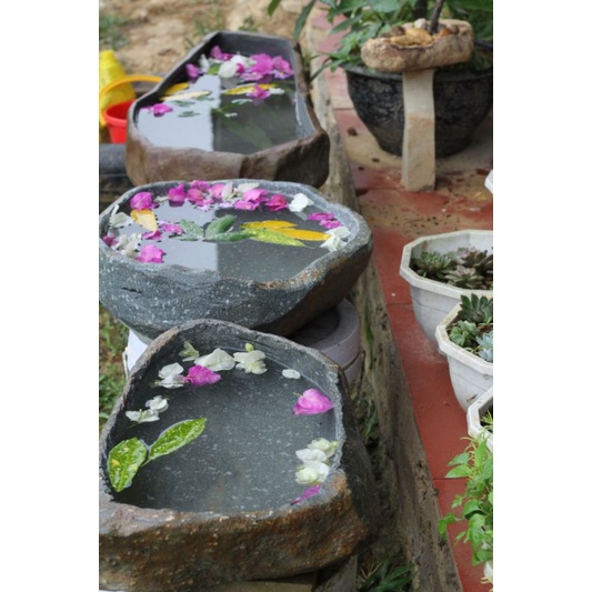 CHẬU ĐÁ TỰ NHIÊN HÀNG TO DÀI